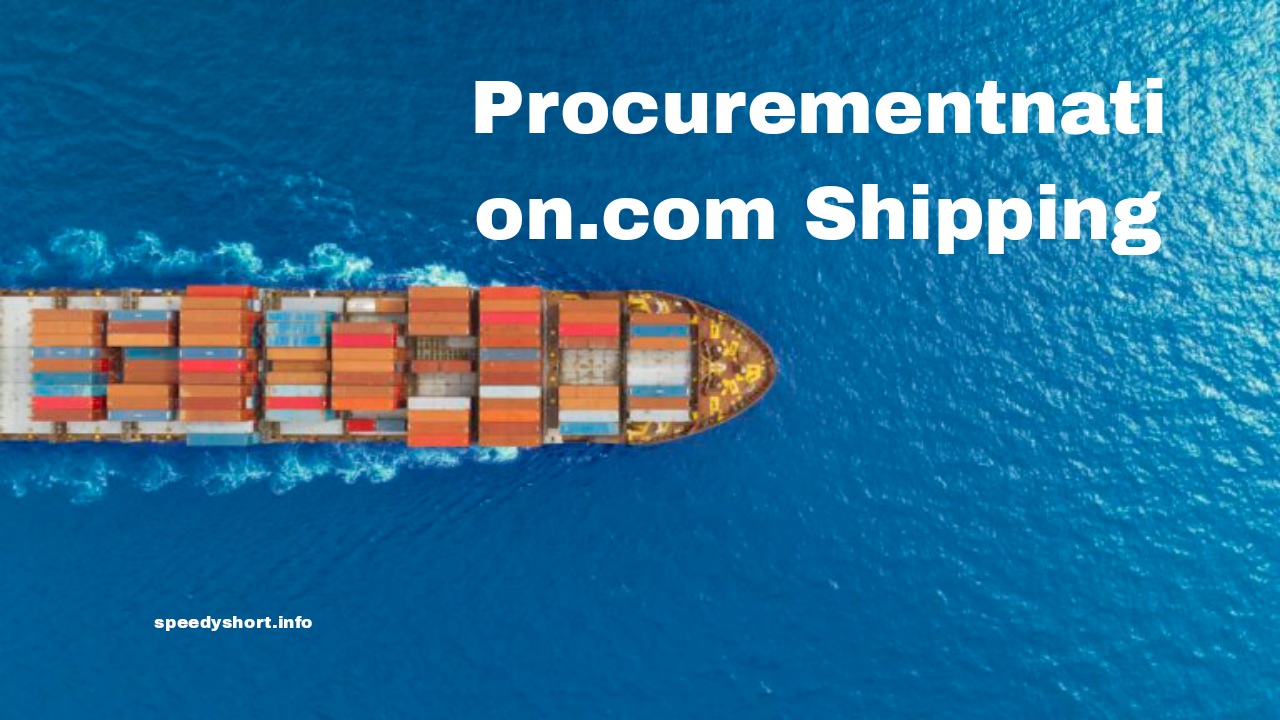 ProcurementNation.com Shipping